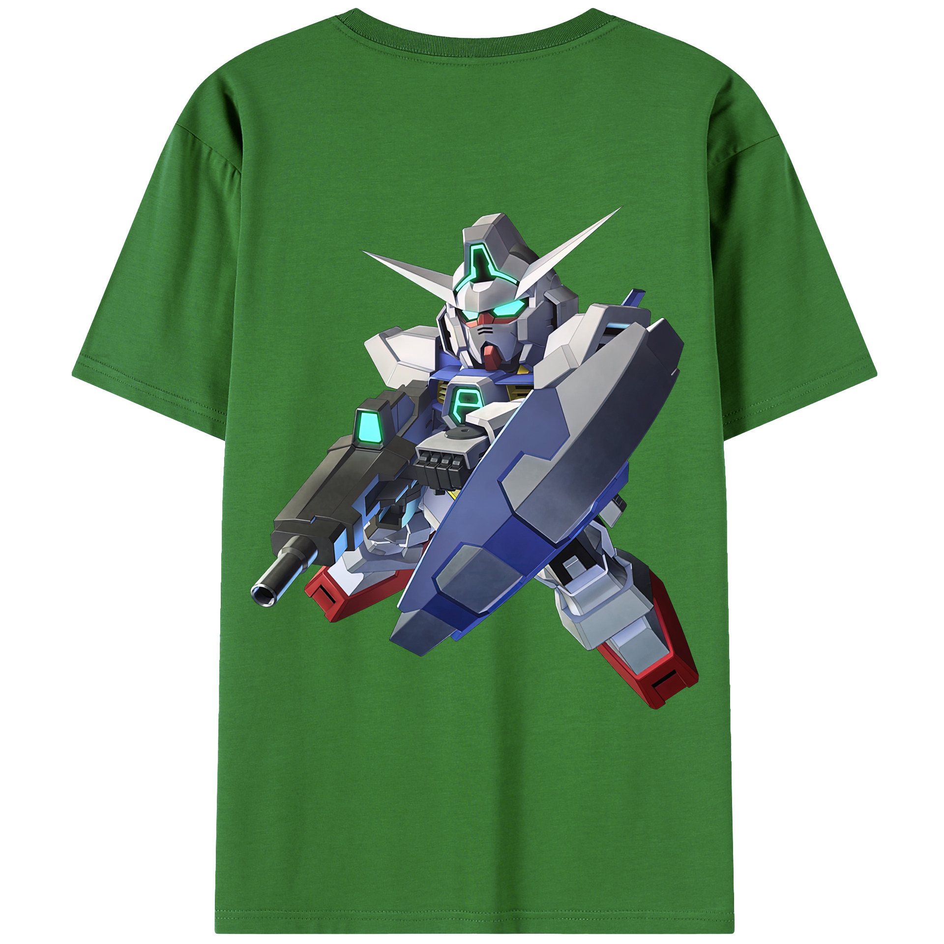 （画像用） 機動戦士ガンダム Mobile Suit Gundam レディース半袖Tシャツ(バックプリント)